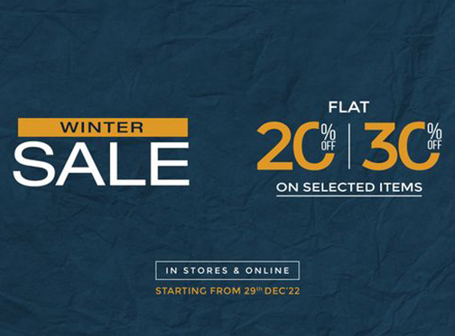 CHARCOAL Winter Sale Flat 20% & 30% Off