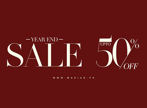 MARIA.B Year End Sale Upto 50% Off