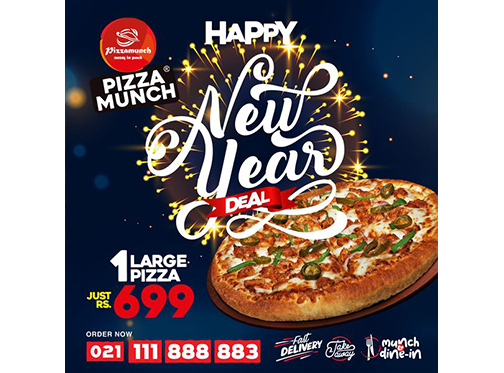 Pizza Munch New Year Deal Rs.699