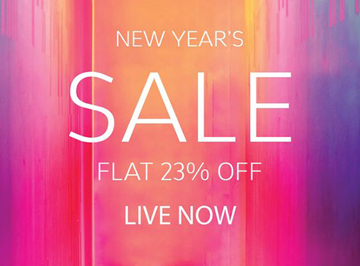 Iznik New Year Sale Flat 23% Off