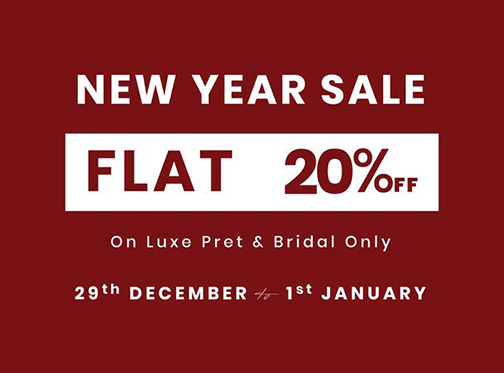 Naqshi New Year Sale Flat 20% Off