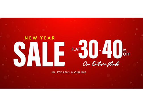 Khas Stores New Year Sale Flat 30% & 40% Off
