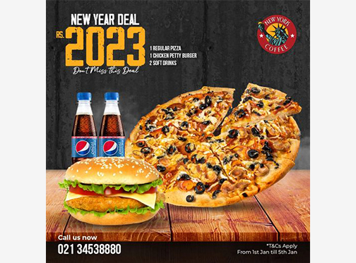 New York Coffee New Year Deal For Rs.2023