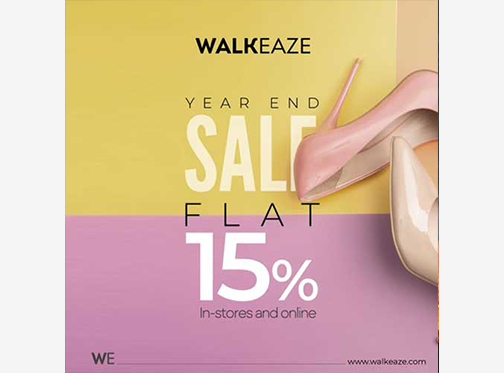 WalkEaze Year End Sale Flat 15% Off