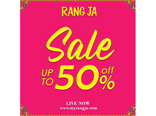 Rang Ja Sale Upto 50% Off