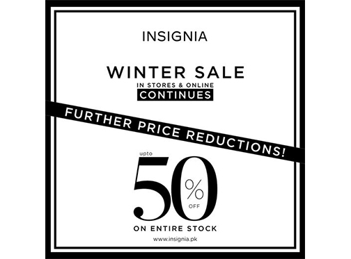 Insignia Winter Sale Upto 50% Off