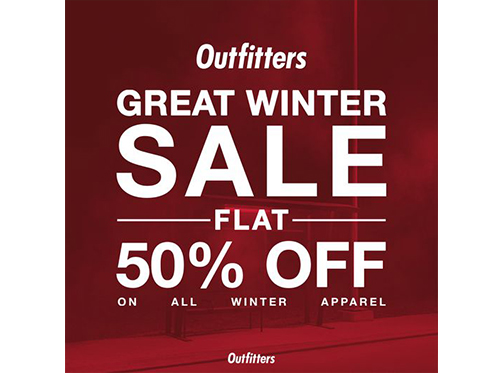 Outfitters Great Winter Sale Flat 50% Off