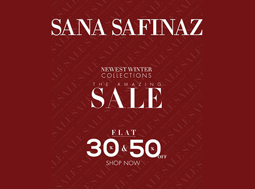 Sana Safinaz Winter Sale Flat 30% & 50% Off