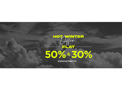 HiStreet Hot Winter Offer Flat 30% & 50% Off