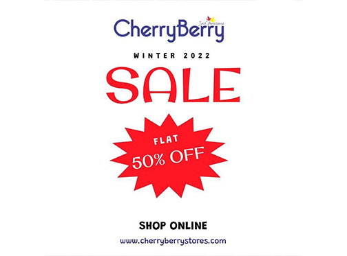 CherryBerry Winter Sale Flat 50% Off