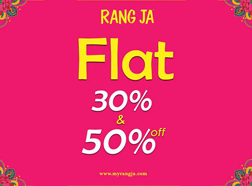 Rang Ja Flat 30% & 50% Off