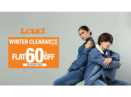 Winter Clearance Sale for Loud Wear: Flat 60% Off