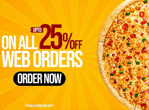 The Big Pizza is Offering 25% Off All Online Orders