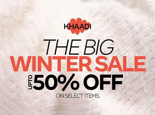 Khaadi The Big Winter Sale Upto 50% Off
