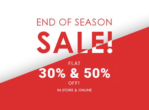 Flat 30% and 50% off at the MEME end-of-season