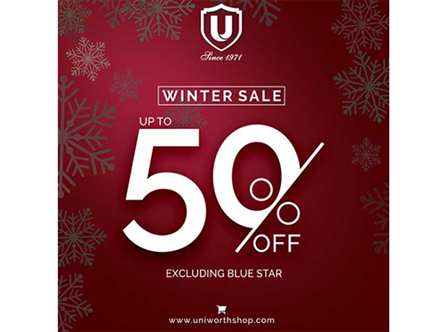 Uniworth Shop Winter Sale Upto 50% Off