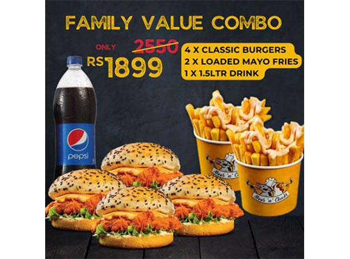 Family Value Combo From Moos 'n Clucks For Rs. 1899