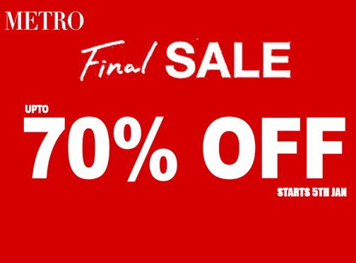 Final Sale on Metro Shoes of Up to 70%