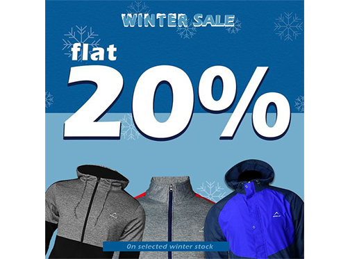 Apollo Sports Winter Sale Flat 20% Off