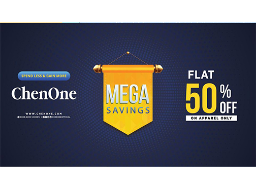 ChenOne Mega Savings Sale Flat 50% Off
