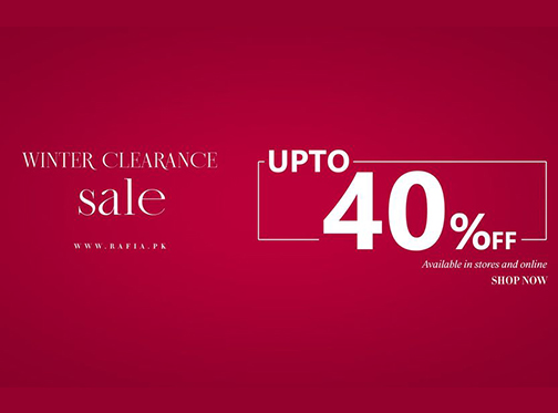 Rafia Winter Clearance Sale Upto 40% Off