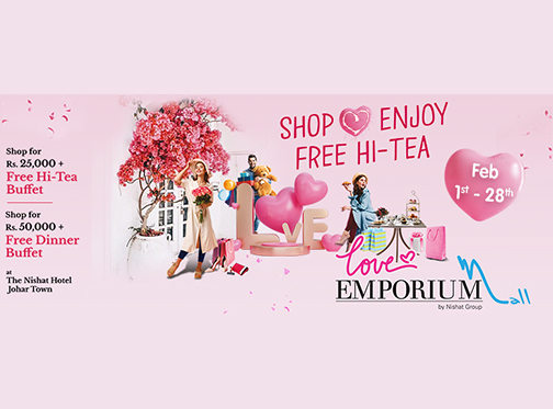 Merchandise Love Offer! FREE Lavish Hi-Tea with a Rs. 25,000 purchase