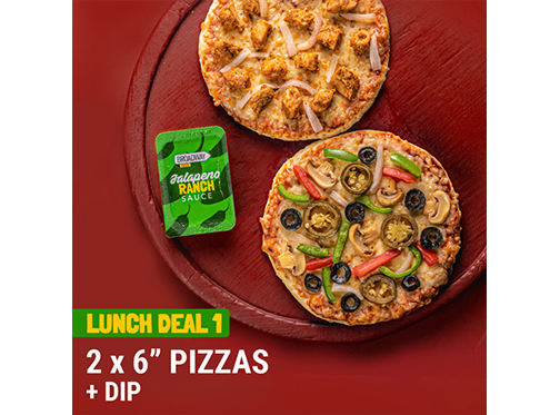 Broadway Pizza Lunch Deal 1 For Rs.579