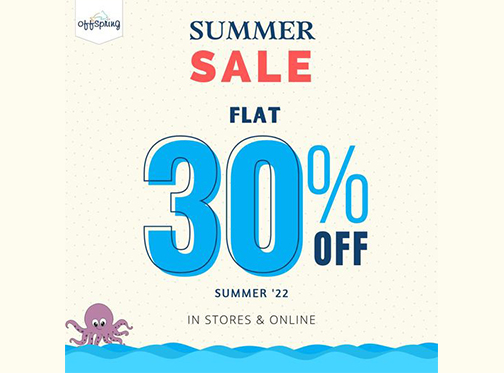 Offspring Summer Sale Flat 30% Off
