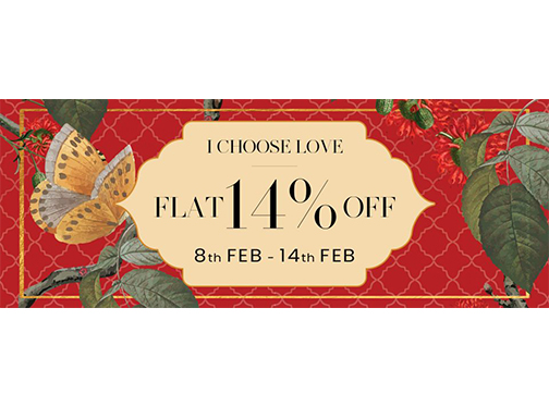 Conatural Get Flat 14% Discount  on Valentine Day