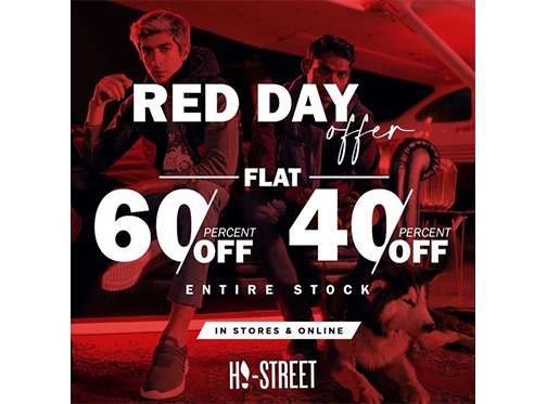Histreet is offering Flat 60% and Flat 40% on Entire Stock