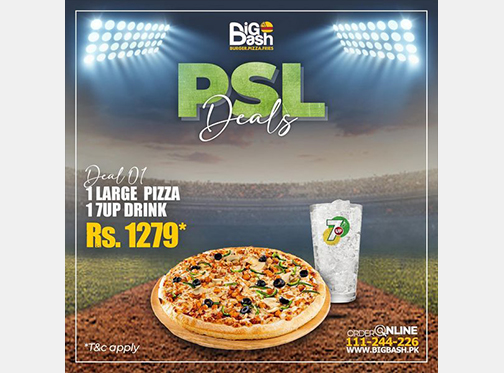 Pizza One PSL Deal 1 For Rs.1600