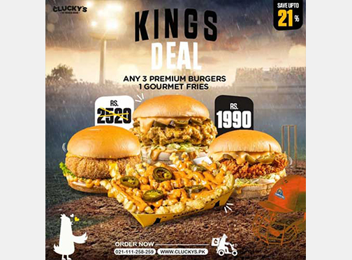 Clucky's PSL Deals Starting From Rs.1990