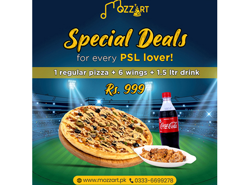 Mozz'art Special Deal For Rs.999