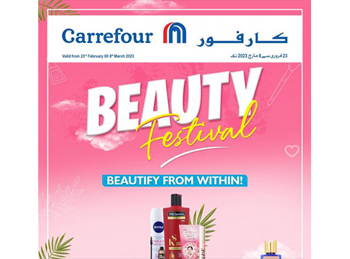 Carrefour Pakistan Beauty Festival! Upto 25% off on Different Beauty Brands