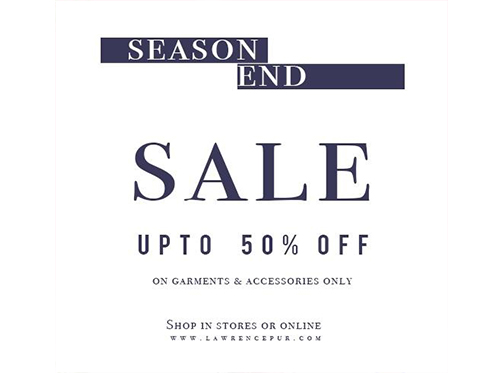 Lawrencepur Winter Season End Sale! Upto 50% off on garments