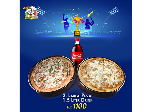 Karachi Pizza PSL Deal 1 For Rs.1100