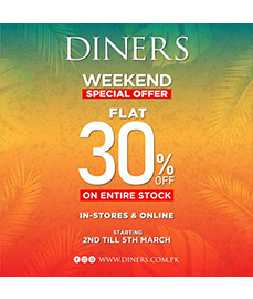 Diners Weekend offer! FLAT 30% OFF