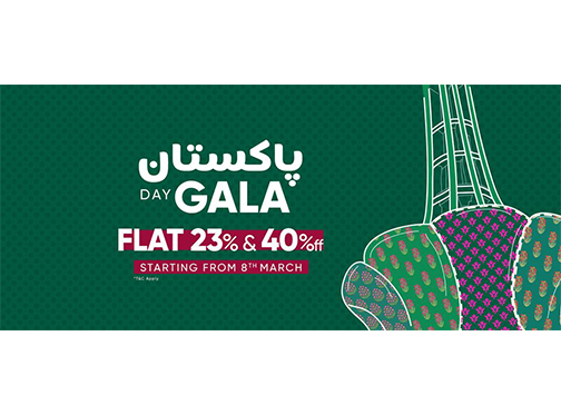 J. | Junaid Jamshed Gala Sale on Pakistan Day! 23% and 40% Flat Off