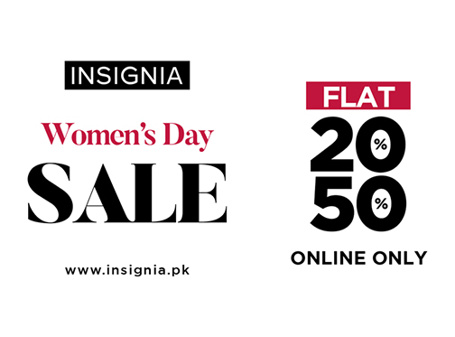 Insignia Women's Day Sale Flat 50% Off