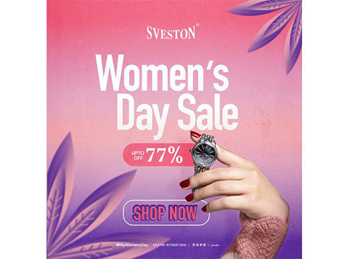Sveston Watches Women's Day Sale Upto 77% Off