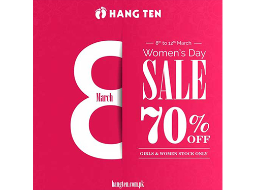 Hang Ten Women's Day Sale Upto 70% Off