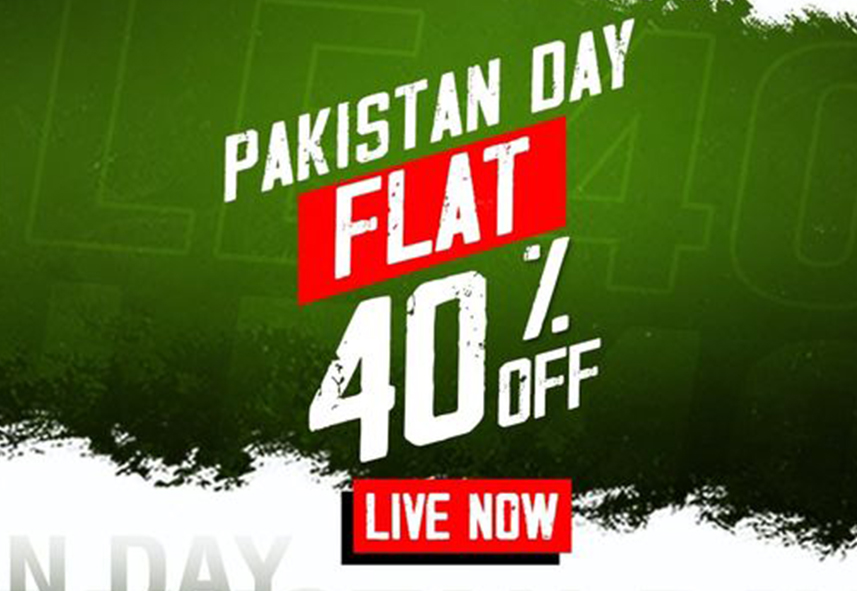 Pakistan Day Sale at DANY Flat 40% Off