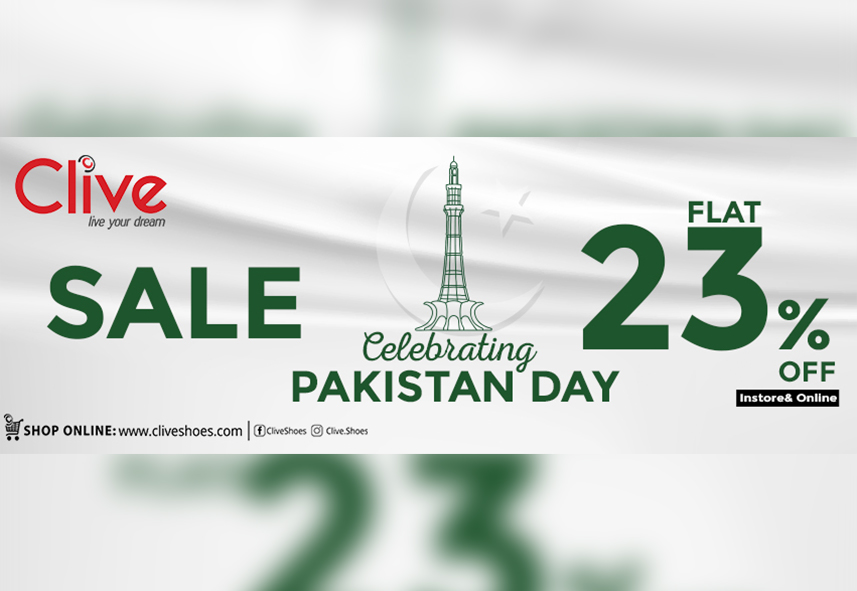 Clive Shoes Pakistan Day Sale Flat 23% Off