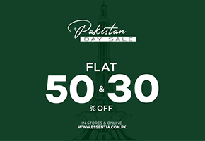 Essentia Pakistan Day Sale Flat 30% & 50% Off