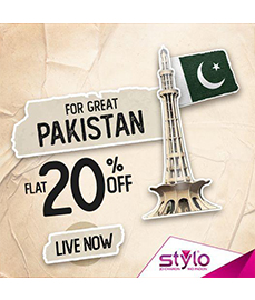 Stylo Shoes Pakistan Resolution Day Sale! flat 20%