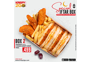 Krispy2GO Special Iftar Box 02 For Rs.499