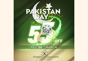 Diamond Jewelery Pakistan Day Sale Flat 55% Off