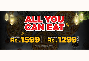California Pizza All you can Eat Deal For Rs.1599