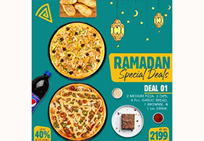 Caesar's Pizza Ramzan Deal 1 For Rs.2199