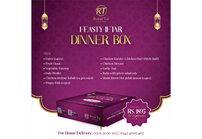 Royal Taj Restaurant Iftar Dinner Box For Rs.1895